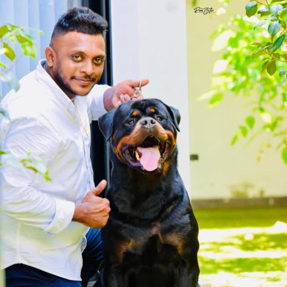Mr. Sohan Fernando, founder of Rottwell Kennels